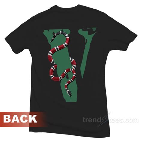 vlone x gucci snake|vlone t shirt medium X Gucci Snake .